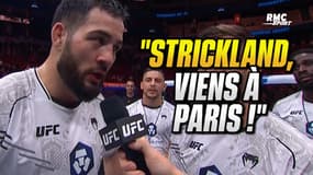 UFC : "Je veux la ceinture, mais sinon Strickland, viens à Paris !", Imavov assume ses envies