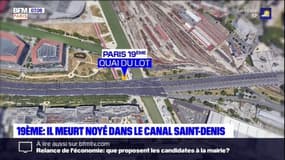 Paris: un homme d'une vingtaine d'années meurt noyé dans le canal Saint-Denis