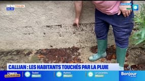 Callian: les habitants, touchés par la pluie, constatent désormais les dégâts