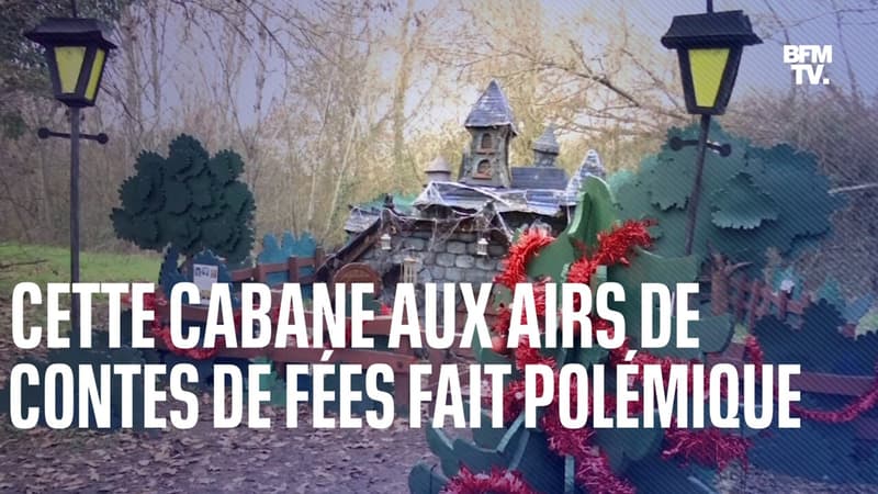 Haute-Garonne: un SDF construit une cabane digne d'un conte de fées, son occupation fait polémique