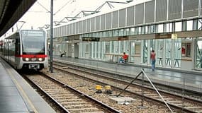 Un train de la banlieue de Vienne.