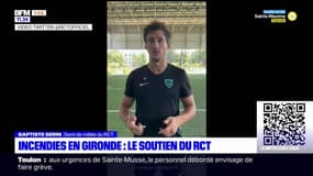 Le soutien du Rugby club toulonnais aux pompiers de Gironde