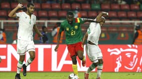 Le Rennais James Lea-Siliki avec le Cameroun pendant la CAN, janvier 2022