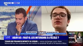 Ephram Beloeil (La Voix lycéenne) sur l'abaya: "Certaines personnes le portent mais ne sont pas de confession musulmane"