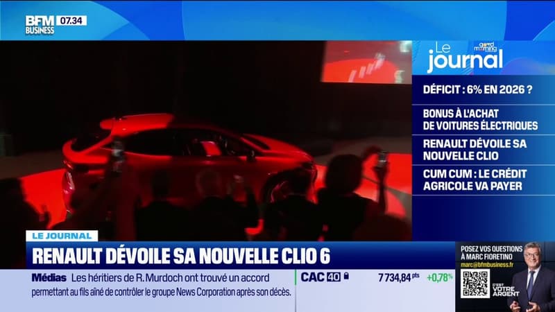 Renault dévoile sa nouvelle Clio 6