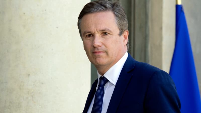 Nicolas Dupont-Aignan, en mai 2014, à l'Elysée.