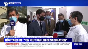 Elie Azoulay, chef du service réanimation à l'hôpital Saint-Louis (Paris): "Les systèmes sont saturés de toute part"