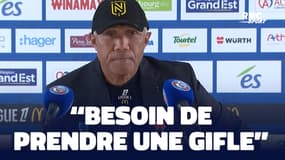 Strasbourg 3-1 Nantes : "On a peut-être besoin de prendre une gifle pour réagir", suppose Kombouaré