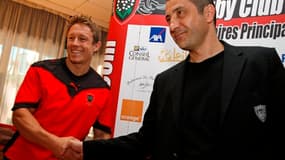 Le patron du RCT est friand de joueurs étrangers comme ici Jonny Wilkinson