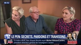 Enquête BFMTV sur la "dynastie Le Pen": ce moment où le patriarche se réconcilie avec ses filles pour ses 90 ans