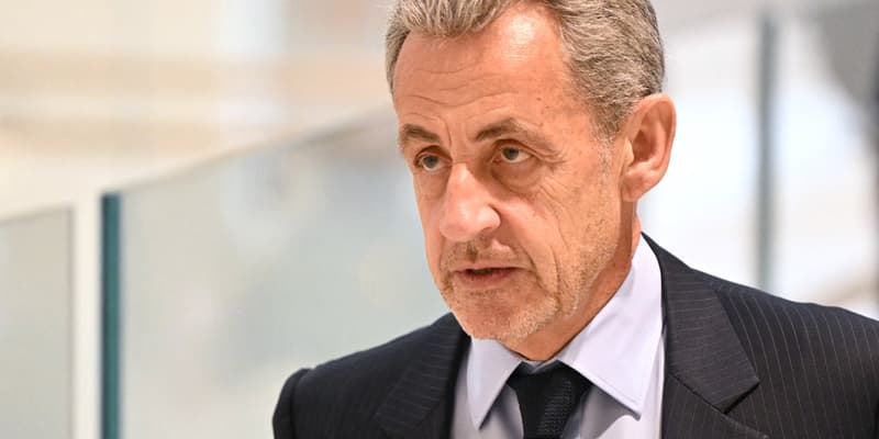 Nicolas Sarkozy au tribunal judiciaire de Paris le 25 mars 2024