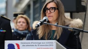 Sophie Dias, fille de Manuel Dias tué au Stade de France le 13-Novembre 2015, lors des commémorations du 13 novembre 2025