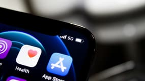L'App store sur un iPhone