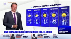 Météo Paris-Ile de France du 13 juin: Une semaine qui débute sous le soleil