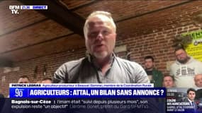 Revendication des agriculteurs: "Ça fait quatre semaines qu'on nous balade", juge Patrick Legras (Coordination rurale)