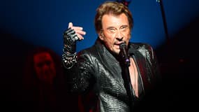 Johnny Hallyday, en 2012. 