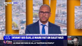 "Une réaction inacceptable": Emmanuelly Gougougnan-Zadigue, adjoint au Maire de Villeneuve-Saint-Georges réagit après le salut nazi de Philippe Gaudin 