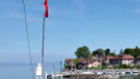 Vue du lac Léman et de la commune de Narnier, au large de laquelle une fillette s'est noyée. (Photo d'illustration) 