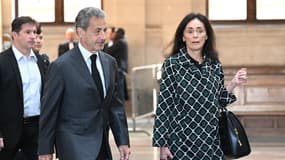 Nicolas Sarkozy et son avocate Jacqueline Laffont