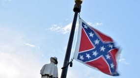 Le drapeau confédéré devant un Parlement d'Etat (Photo d'illustration).