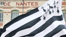 Une manifestation en 2010 à Nantes pour réclamer le rattachement de la Loire-Atlantique à la Bretagne