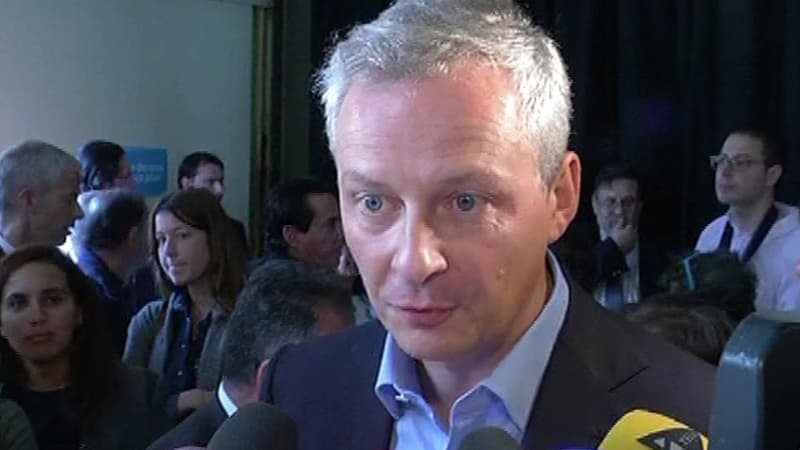 Bruno Le Maire, ce dimanche, depuis le Pavillon Baltard, à Nogent-sur-Marne (Val-de-Marne).