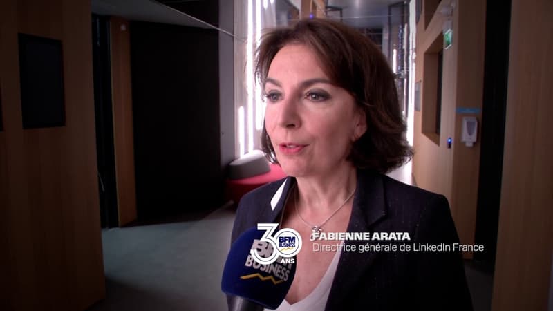 BFM Business a 30 ans: Fabienne Arata, Directrice générale de Linkedin France
