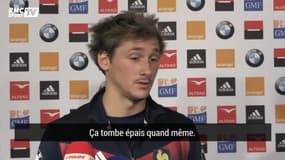 "Le ballon est gelé", le XV de France est perturbé par la neige