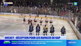 Ligue Magnus: déception pour les Rapaces de Gap, qui chutent face à Chamonix