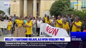Alpes-Maritimes: des habitants de Saint-Roman-de-Bellet manifestent contre l'installation d'une antenne 5G