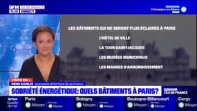 Paris: quels bâtiments sont concernés par les mesures du plan de sobriété énergétique?