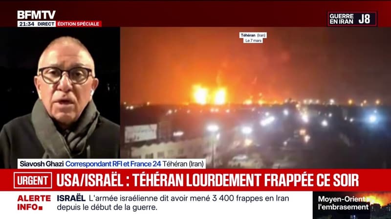 Iran: la ville de Téhéran a été lourdement frappée ce soir