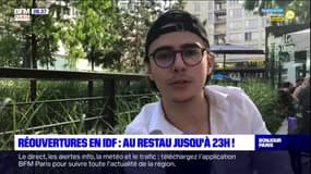 Couvre-feu à 23h: un soulagement "mais encore trop tôt" pour les jeunes franciliens
