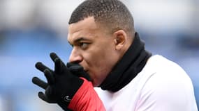 Kylian Mbappéà l'entraînement avec le PSG, 3 décembre 2023
