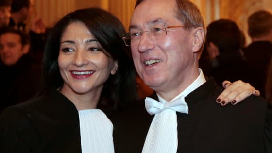 Jeannette Bougrab et Claude Guéant en avocat