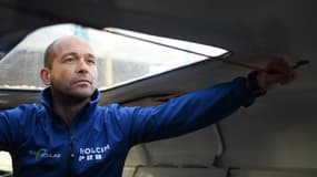 Kevin Escoffier avant le départ de la route du Rhum, le 3 novembre 2022