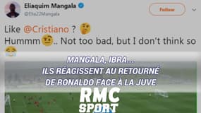Mangala, Ibra... Ils réagissent au retourné de Ronaldo face à la Juve (avec humour, parfois...)