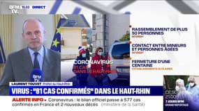 Coronavirus: le préfet du Haut-Rhin estime que "le chiffre de 81 malades est sans doute déjà périmé"