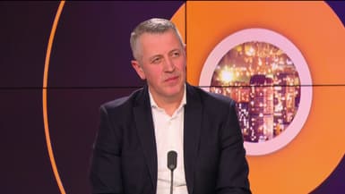 Michel Biero, Directeur exécutif achats et marketing de Lidl France, sur le plateau de BFMTV le 1er février 2023