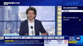 Bullshitomètre : "Le miracle italien va perdurer" - FAUX répond Thibault Prébay - 24/09