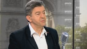 Jean-Luc Mélenchon, invité de BFMTV et RMC, vendredi.