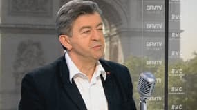 Jean-Luc Mélenchon, invité de BFMTV et RMC, vendredi.