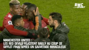 Manchester United : Bailly félicité au coup de sifflet final après un sauvetage miraculeux