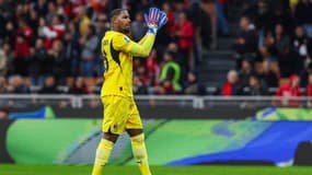 Mike Maignan lors du match entre l'AC Milan et l'Udinese, le 19/10/2024