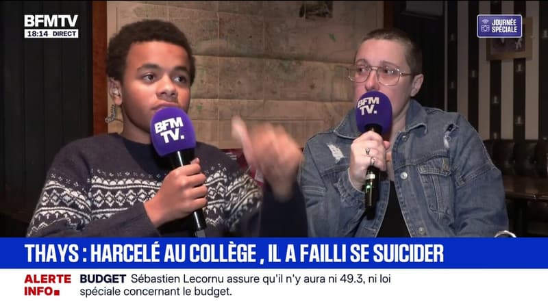 Un des élèves m'a étranglé: harcelé, Thays Pruvot a failli mettre fin à ses jours