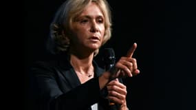 Valérie Pécresse (Libres!, ex-LR), candidate à la présidentielle, aux Journées parlementaires LR à Nîmes, le 9 septembre 2021   