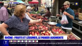 Rhône : fruits et légumes, le panier augmente