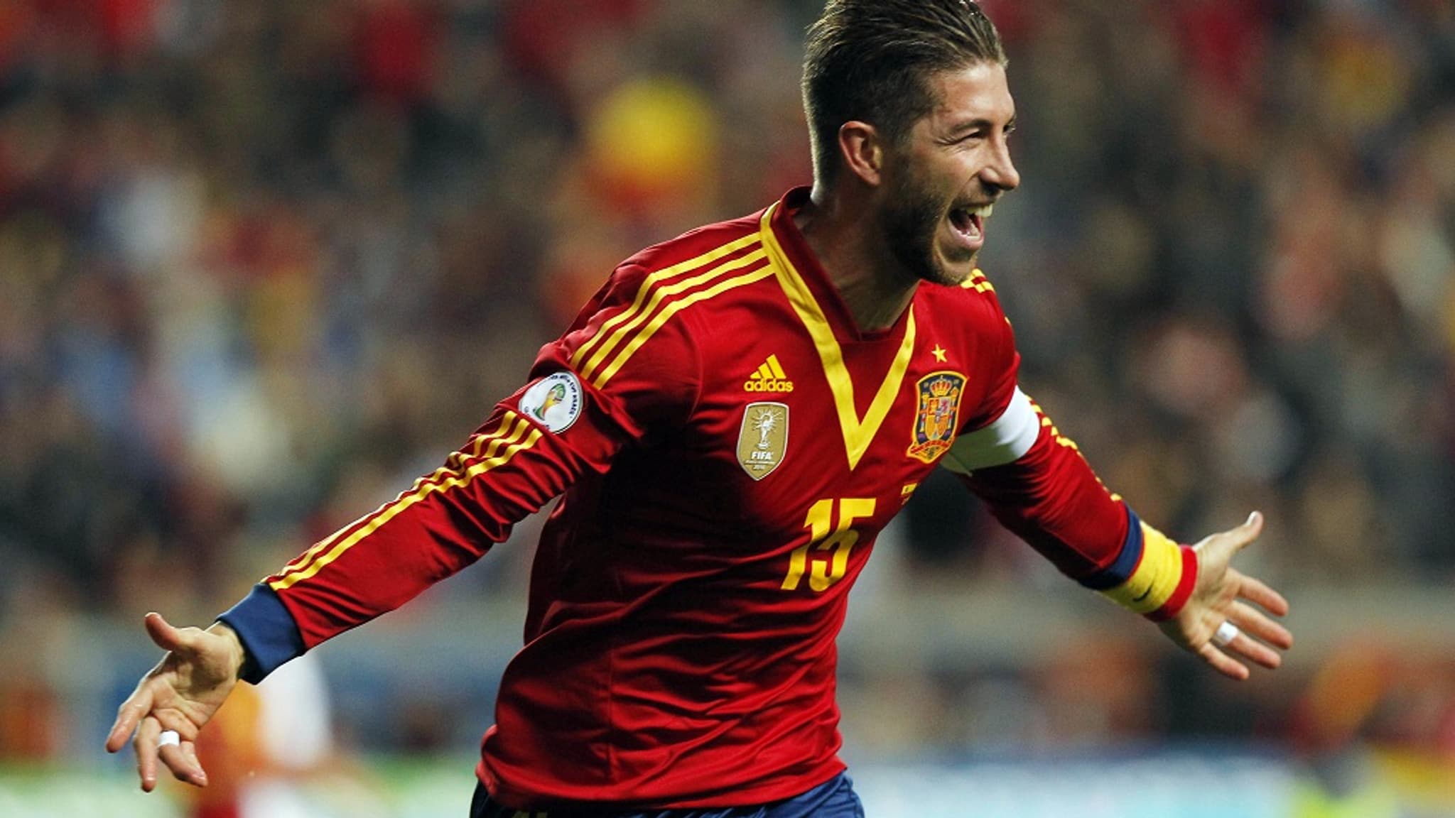 Flocage Officiel Espagne 2016/2018 – Sergio Ramos – Dom – Neuf Avec étiquettes