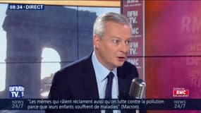 "On doit changer maintenant." Bruno Le Maire confirme que la hausse de la taxe sur les carburants sera maintenue le 1er janvier