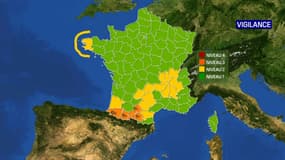 Quatre départements du Sud-Ouest sont placés en vigilance orange, le 20 octobre 2020.